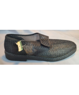 Vintage Kinsman Mesh Slip on Shoes Loafers Mens Size 10? Black Kmart Hoo... - £23.49 GBP