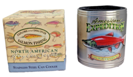 American Expedition Stainless Steel Can Cooler Angler Series Salmon Fish... - $459.53 MXN