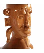 West African Vintage Ethnic Tribal Table Lamp with a Traditional Senoufu... - $299.00