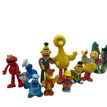 VTG Sesame Street PVC Figures RDYF Cookie Monster Bert Ernie Big Bird Grover X 9 - £18.51 GBP