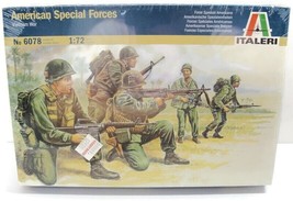 Italeri American Special Forces 1/72 Scale Model Kit #6078 Complete New Sealed - £23.52 GBP