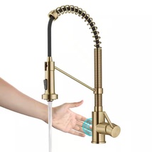 KRAUS Bolden Single Handle Touchless Sensor Commercial Pull Down Kitchen Faucet - £214.57 GBP