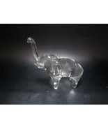 Glass Elephant Paperweight  3 1/2&quot; PPWE - $33.85 CAD