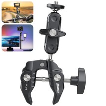 R094 Super Clamp Multi-Functional Camera C Clamp Mount, 1/4&quot; Ball Head Monitor M - £32.12 GBP