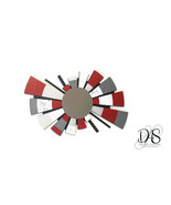 Contemporary Abstract Mirror, Modern Geometric Wall Sculpture Mirror,  2... - $219.27 CAD