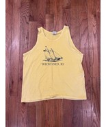 Vintage 80s 90s Anvil Rhode Island Boat Tank Top Sleeveless Muscle Shirt... - $35.63