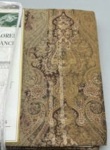 Vintage Croscill St. James Tailored Valance 88&quot; x 14&quot; Bronze Gold Paisley New  - $23.09