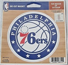 NBA Philadelphia 76ers 4 inch Auto Magnet Current Logo  by WinCraft - £12.54 GBP