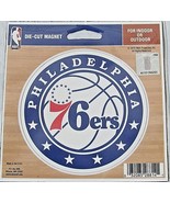 NBA Philadelphia 76ers 4 inch Auto Magnet Current Logo  by WinCraft - £12.59 GBP
