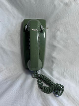 VTG Bell System Property Western Electric Avocado Push Button Wall Mount Phone - £55.28 GBP