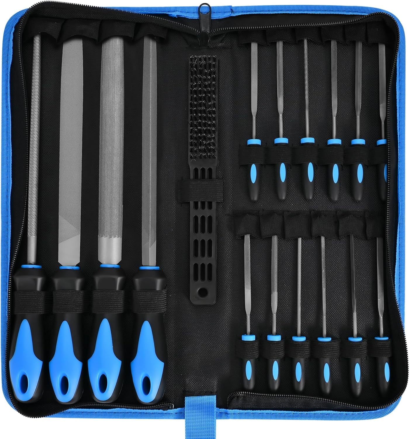 17-Piece Metal File Set With Carrying Case, 4 Large Metal Files, 12, And... - $31.99