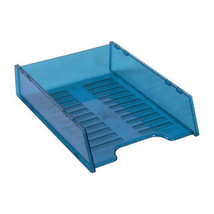 Italplast Multifit Desk Tray (A4) - Trans Blue - £25.94 GBP