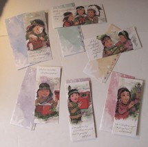 Christmas Cards Depicts Indian Children Set of 6 from Charity St. Labre... - $1.09