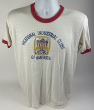 Vintage Tattered Worn Vocational Industrial Clubs of America T-Shirt Sz ... - $29.69