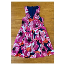 Trina Turk Floral Tank Dress Side Pockets Casual Travel Marcia Fit Flare... - $471.91 MXN