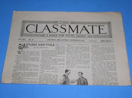 The Classmate Newspaper Vintage Nov 15, 1919 A Paper For Young People - $14.99