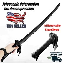 Retractable Yasuo Sword Retractable Katana Leagure of legend Cosplay US ... - $11.61