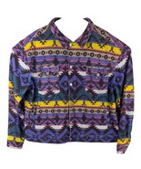 WeSC Aztec Trucker Jacket Corduroy Blanket Coat Unisex Mens XL Womens 2X... - $59.40