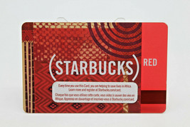 Starbucks Coffee 2009 Gift Card (STARBUCKS) Red Zero Balance No Value (A) - £8.51 GBP