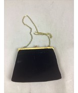 MM Morris Moskowitz Vintage Black Velvet Evening Bag - €21,33 EUR