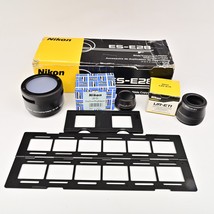 Nikon ES-E28 Slide Copying Adapter W/ Nikon UR-4 &amp; UR-11 For Coolpix Nea... - $37.39