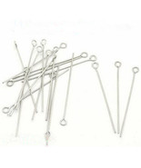 New 800 pcs 35mm Silver Plated Eye Pins Jewelry - £6.04 GBP