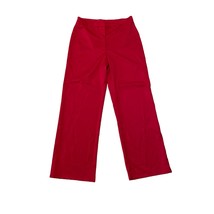 Divided H&amp;M High Waisted Wide Leg Dress Pants Size 10 Red NWTs - $24.53