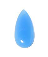 52.9 Carat Natural Sky Blue Onyx Pear Extra Large Loose Stone for Jewelr... - £9.38 GBP