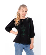 Embroidered Blouse for Teen Girls – Ethnic Ukrainian Style, Summer,  Nos... - $625.47 MXN+