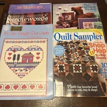 Lot of Five Vintage Cross Stitch Magazine/Books By Different Designers - £7.54 GBP