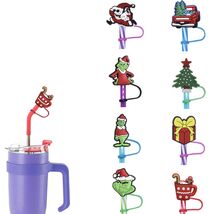 Wehnniee 8Pcs Christmas Straw Toppers 0.32in 8mm Cartoon Caps Reusable - $54.71 MXN Wehnniee 8Pcs Christmas Straw Toppers 0.32in 8mm Cartoon Caps Reusable - $54.71 MXN
