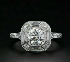 Anello di fidanzamento con diamanti simulato taglio rotondo 2,35 carati oro... - £202.34 GBP