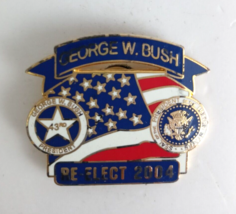 2003 George W. Bush Re-Elect 2004 Lapel Hat Pin - £6.48 GBP