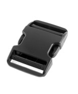 uxcell Plastic Clasp Side Release Buckle 2 Inches Webbing Strap Black - £11.76 GBP
