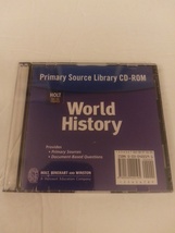Holt Social Studies World History Primary Source Library CD-ROM Brand New  - £15.84 GBP