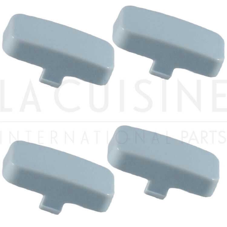Smeg 5A8452515 Pastel Blue Bottom Screw Cover Set Genuiune OEM Part - $19.80