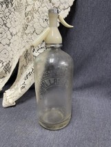 Old Clear Glass Seltzer Bottle John Lasser Co Vintage Antique Bar Water ... - £26.90 GBP