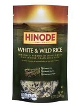 Hinode White And Wild Rice 16 Oz (Pack Of 3 Bags) - £37.98 GBP