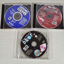 PC Video Game Lot Diamond Drop Included Bonus Aqua Bubble, Hidden Gems, Mahjongg - £10.91 GBP