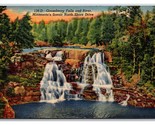 Gooseberry Falls Lake County Minnesota MN Linen Postcard Z1 - $2.92