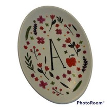 Anthropologie Amelia Herbertson Trinket Dish Soap Monogram Letter A - £12.50 GBP