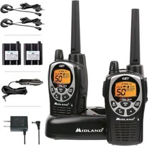 Midland GXT1000VP4 2-Pk 36-Mile 50-Channel FRS/GMRS Two-Way Radio Nib - £50.48 GBP