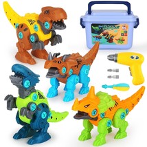 Dinosaur Toys, Take Apart Dinosaur Toys For Kids, Educational Construction Build - £34.06 GBP