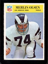 1966 Philadelphia #102 Merlin Olsen Exmt La Rams Hof *XR27192 - £9.38 GBP