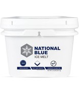 National Blue Ice Melt 20lb Bucket - Fast Acting Ice Melter - Pet, Plant... - £51.53 GBP