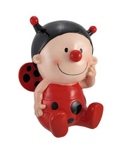 Scratch &amp; Dent Sweet Little Lady Bug Baby Coin Bank 10 In. - £23.15 GBP