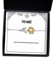 Unique Idea Wife Sunflower Bracelet, You&#39;re not only My Lover, but Also My Best  - £39.01 GBP