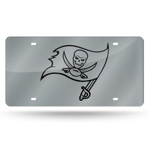 Tampa Bay Buccaneers License Plate Laser Cut Silver - $1,489.99 MXN
