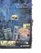 1989 Castlevania 2 Belmont&#39; Revenge Video Game Print Ad Nintendo 6.5&quot; x 10&quot; - £15.19 GBP