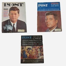 Lot 3 Saturday Evening Post JFK John F. Kennedy 1961, 1965 &amp; 1959 Life of Christ - £15.71 GBP